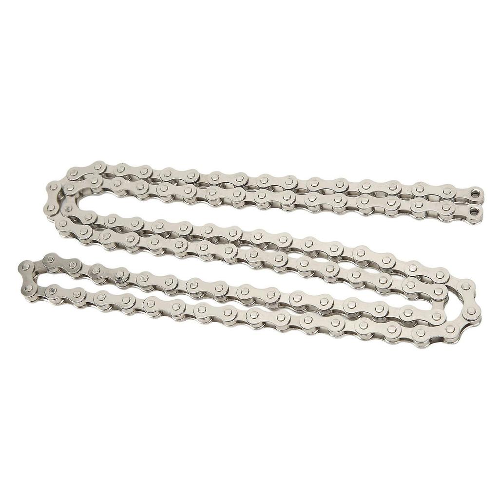 Bike Chain 1S Speed Mountain Road Cycling Chain Single Speed Replacement Chain Silver