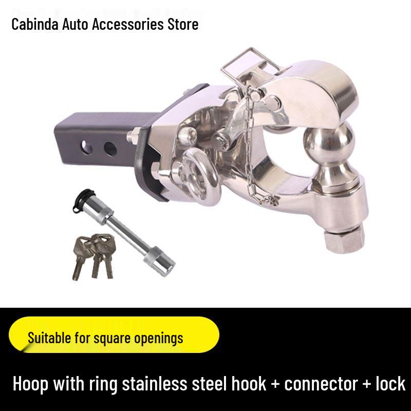 Leopard 5 Trailer Hitch Rear Bumper Modification with American-Style Anti-Collision and Towing Hooks.