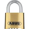 Combination Padlock - ABUS - 180IB/50 B/DFNLI - Forged Brass Body - Stainless Steel Shackle - Four-digit Numeric Code