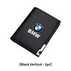 QNLT6 Car Mounted Driver License Holder Wallet Luxury Leather Design For BMW G30 G20 M3 M5 E91 E92 E93 E36 E70 X3 X4 X5 X1 E39 F30