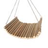 Hamster Wooden Swing Natural Large Space Climbing Playing Hamster Swing Hammock with Hanging Chain