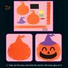 4pcs Pumpkin Halloween Candy Bag Cartoon Gift Basket Tote Bag Portable Storage Bucket  For Kids