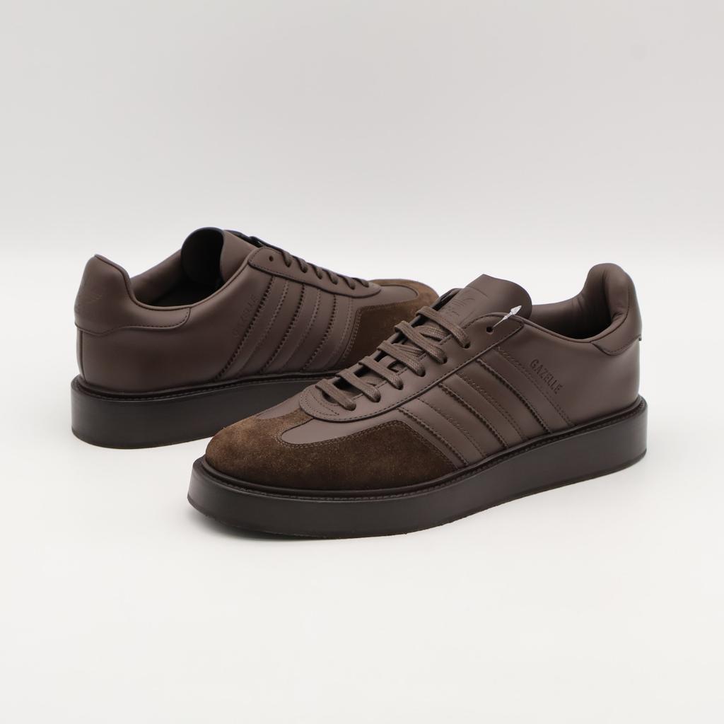 JI3938 Adidas Originals Gazelle Indoor Made In Italy Brown (Men's)