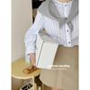Versatile simple warm knitted triangle scarf multi-functional spring and autumn matching shawl scarf small scarf vest