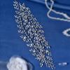 Handmade Rhinsestone Headband Rhinestone Wedding Headpieces Wedding Hair Accessories  for Bride