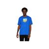 Adidas Originals Day Graphic Tee Scenic Print Sports Short Sleeve T-Shirt Men Tops Blue JF2859