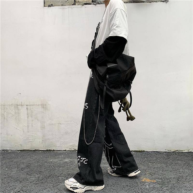 TDEOK Jeans Cargo Y2K Donna: Pantaloni Baggy Vita Alta Stretch - Hip Hop, Jazz, Bootcut - Regali