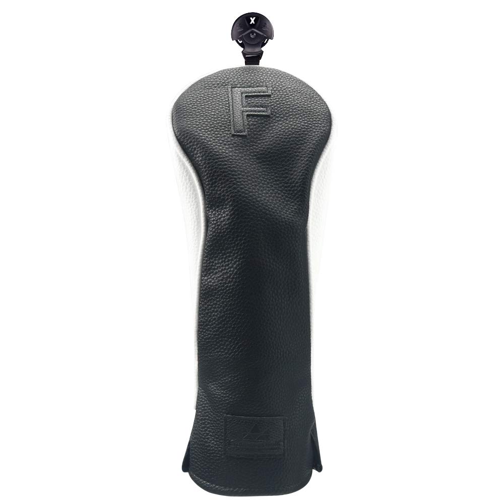 CRAFTSMAN Fairway Wood Golf Headcover for Fairway with Numbered Tags and Sold Easy to Attach and Black Cover, Woods, (3, 4, 5, 7, X), Individually,