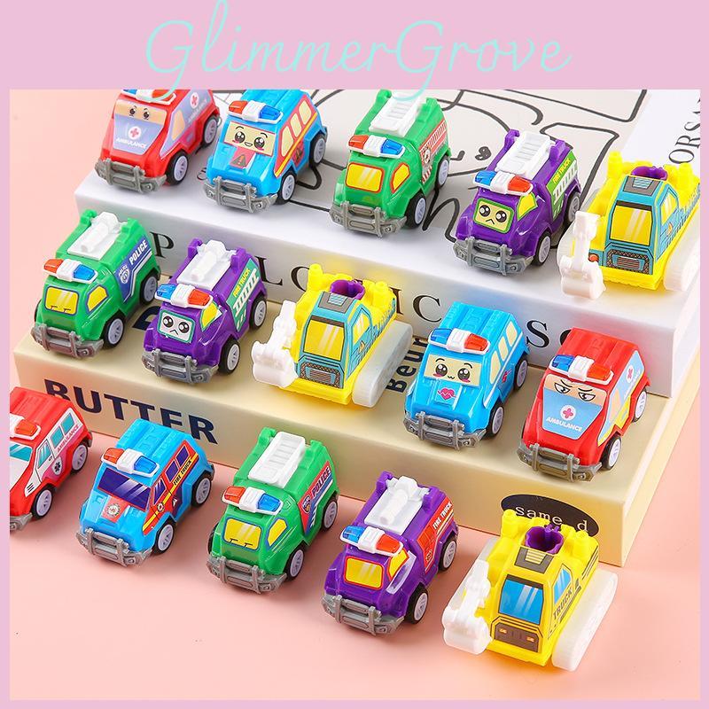 Simulation Mini Inertia Cartoon Fire Engine Children Toys For Babies And Toddlers