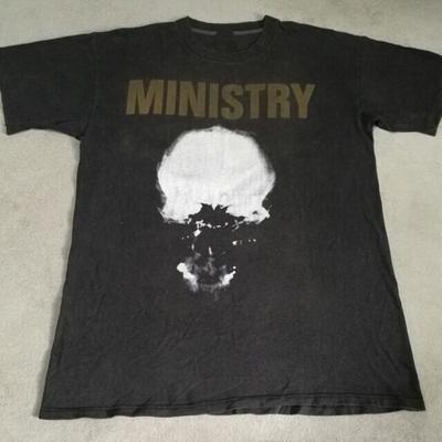 Vintage Ministry Zespół Czarny Kolor Rozmiar S-4XL Koszulka TT230 Koszulka Unisex