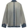 Calvin Klein Vintage Workwear Pocket Color Block Loose Fit Cotton Denim Jacket Women Jackets 47D753G
