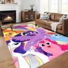 Custom personalization My Little Pony Area Rug - Perfect For Kitchen, Bathroom,Laundry Room Decor Large Size Available,Gift All Seasons