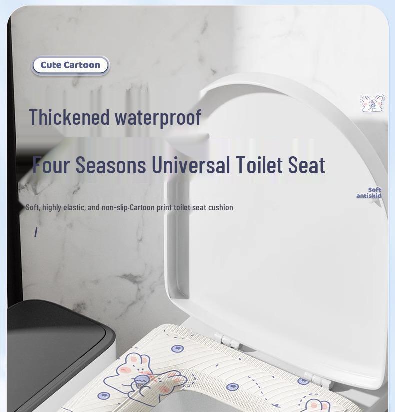 EVA Univerzální voděodolný polštář na záchodové sedátko: Čtyřsezónní, Pratelné, Připravené na zimu