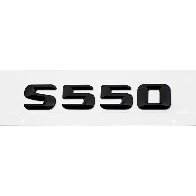adrjhr1 For Mercedes Benz Modified 3D Car Letter Sticker Rear Trunk Tail Decorative Badge Emblem for Mercedes Benz S400 S420 S430 S450 S