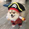 Halloween Pet Costume Fun Little Dogs Cats Pirate Suit Role-playing Clothes Small and Medium-sized Dog Clothing Pet Supplies