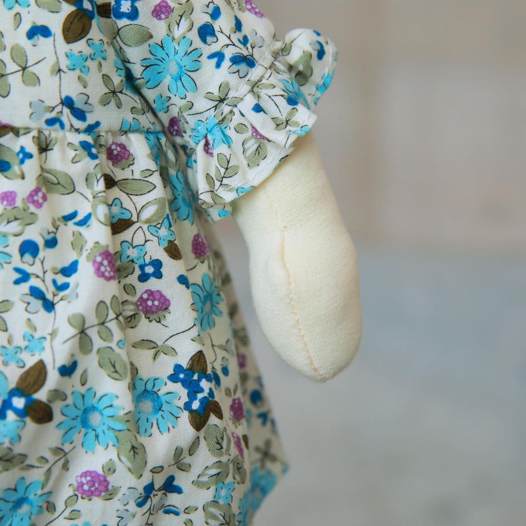BlissfulPixie Waldorf Handmade Kaja Cute Plush Girl Perfect for Kids Doll, Doll, 30cm, Soft, Doll,