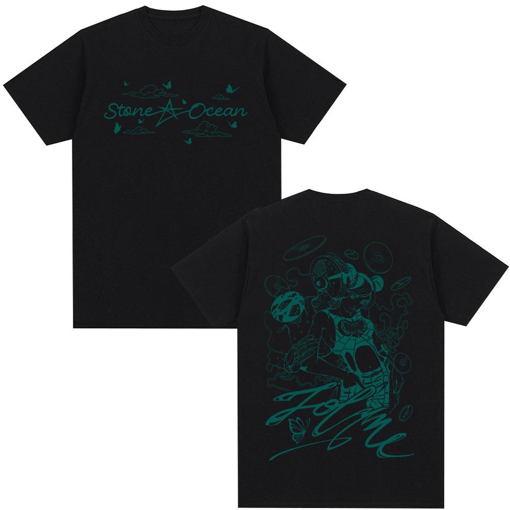 

2026 Anime JoJo Bizarre Adventure Tshirt Stone Ocean Kujo Jolyne Unisexga Tshirts Unisexs Women Cotton Comfort Oversized T Shirt M