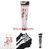 Halloween Blood Dripping Skeleton Socks With Cotton Fabric For Cosplay Costume Accessories