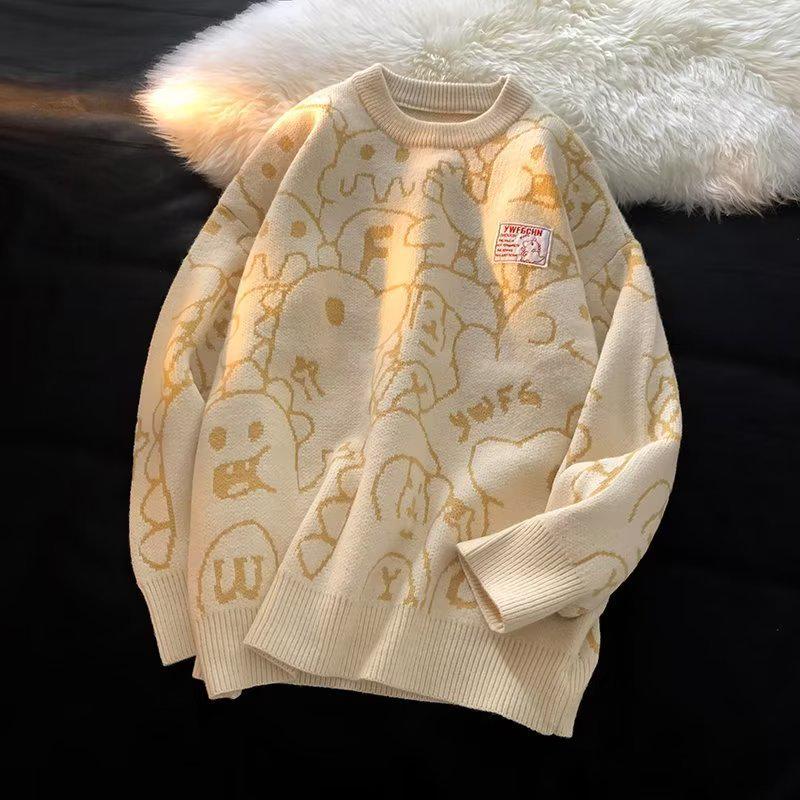 2024 Men's Winter Round Neck Sweater - Lazy Style Couples' Fashion