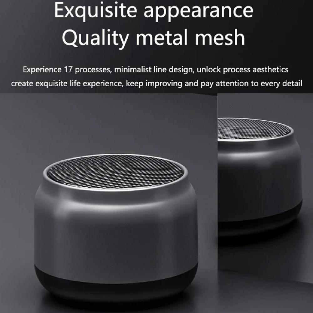 Creative 360° Hifi Stereo Metal Wireless Subwoofer Wireless Bluetooth Speaker Mini Speakers Portable Music Player Outdoor Home