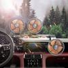 Cooling Fan Three Head Cooling Fan for Truck SUV Home Office USB Powered Fan Ventilation Fan 2 Wind Speed Adjustable