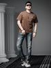 European Men's Trendy Brand Embroidered Loose Short-Sleeve T-Shirt 2026 New Summer Fashion Casual Tee Half-Sleeve Top
