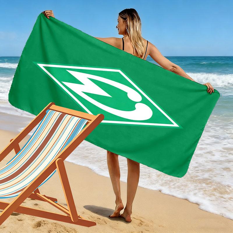 SV Werder Bremen2 Print Strandtuch, Großes Weiches Schnelltrocknendes Handtuch für Strand Camping Schwimmen