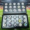 Mini-Weltmeisterschaft Gedenk-Sammlerbox Set 1970-2026 Fußball-Spielzeugset Kindergeschenk Modellsammlung