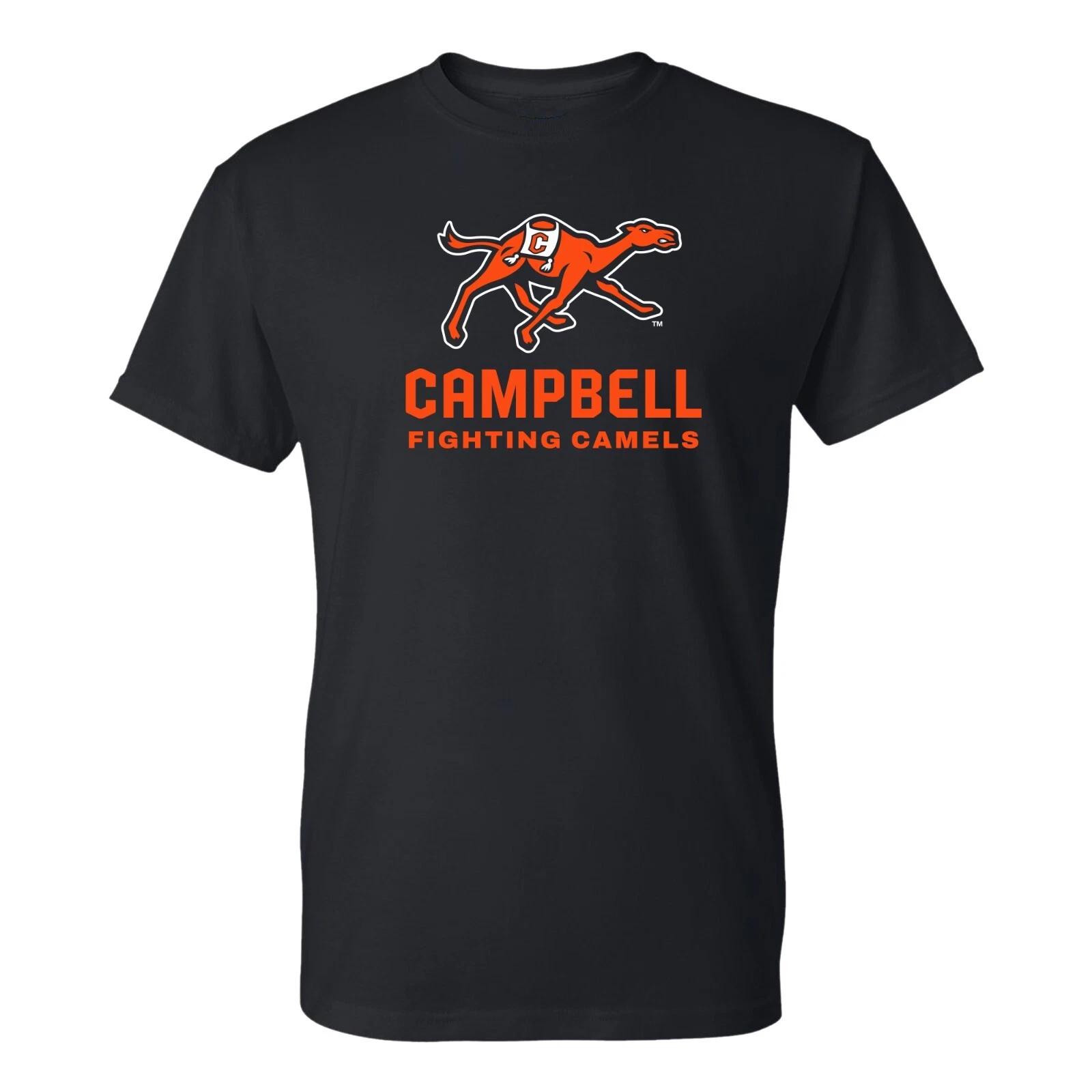 Campbell University Fighting Camels Primary Logo T-Shirt -Black 4XL