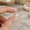 Smooth Surface Earrings 1 Pair Faux Pearl for Women Small