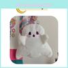 Cute And Fluffy Cartoon Ghost Plush Backpack For Women 20-35l Capacity, Ideal For Casual Travel