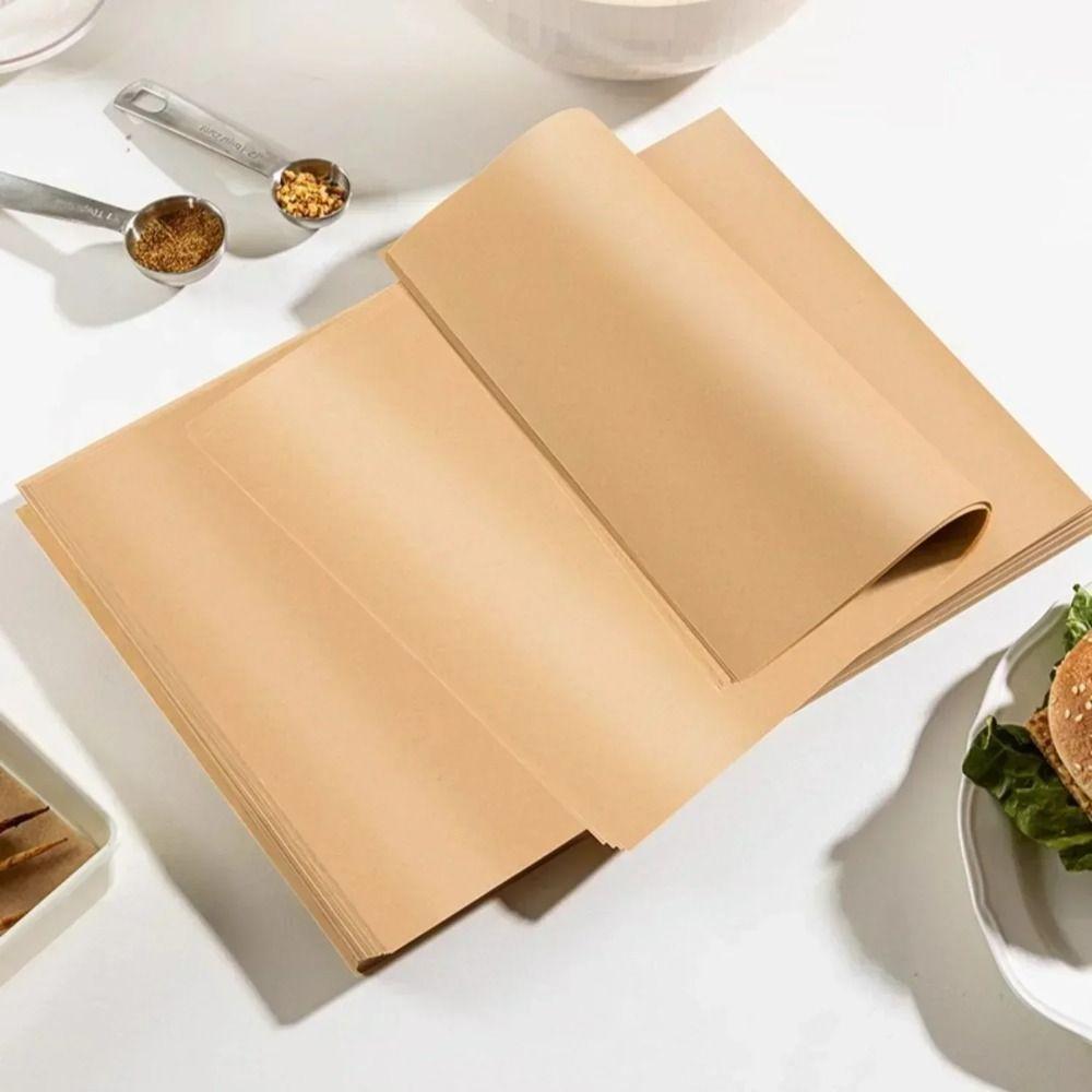 50/100PCS Food Grade Parchment Baking Sheet Non-stick Baking Sheets New Baking Paper Bread Baking