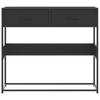 Vidaxl Console Table, Black, 90X35X80 Cm, Wood-Based Material