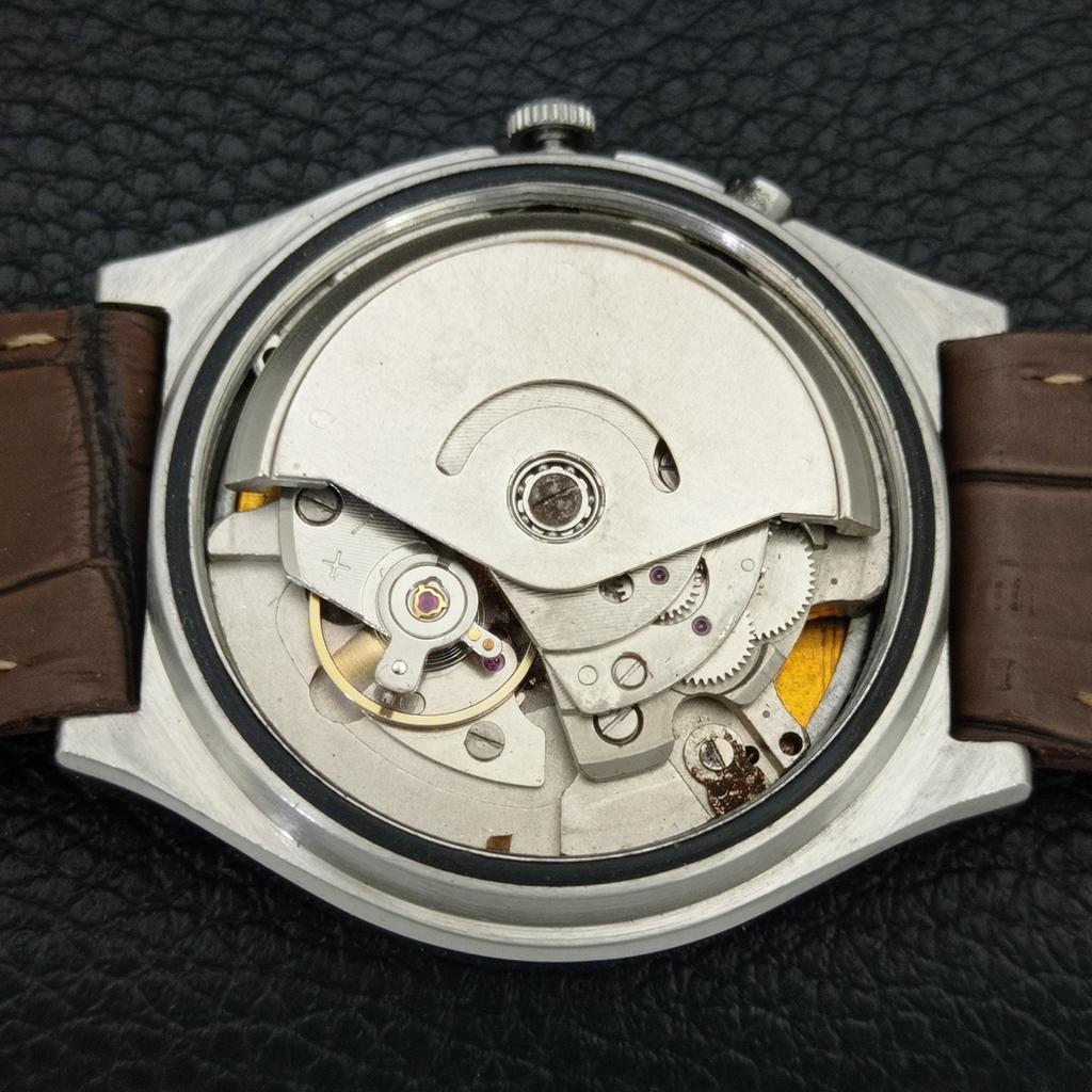 JAPAN VINTAGE RICOH R31 AUTOMATIC MENS WHITE COLOR DIAL WATCH a707716-1