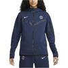 Nike Sportbekleidung Tech Fleece Kapuzenpullover mit durchgehendem Reißverschluss PSG 'Midnight Navy' Herren DM2887-410