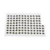 100pcs 10mm Artificial Fishing Eyes Fish Eyes Sticker Fishing Accessories Tackle Fishing Lure EyesSilver