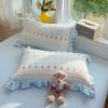 Spring/Summer Kids' Cotton Lace Duvet & Sheet Set - Korean Style, A-Grade, Puffy, 3-Piece