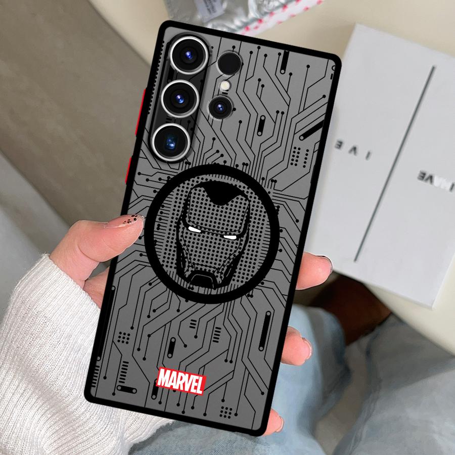 Marvel Hero Logo Case for Samsung Galaxy S26 S22 Note 20 10+ S21 S20 S23 FE S25 Ultra S24 Plus Funda Phone Cover