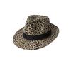 New Leopard Print Top Hat Women's Fashion Warm Hat Men's and Women's Outdoor Sun Protection Visor Trendy Jazz Hat