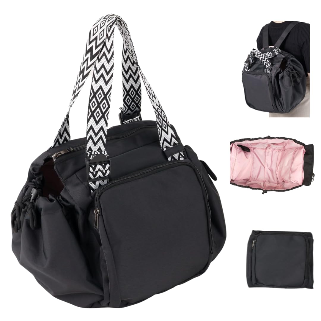 

[MALFY] Wide-Opening 3-Way Backpack for Women: Tote Bag, Mother s Bag, Boston Bag, Rucksack, Shoulder Bag, Shopping Bag, Lightweight, Large Capacity,