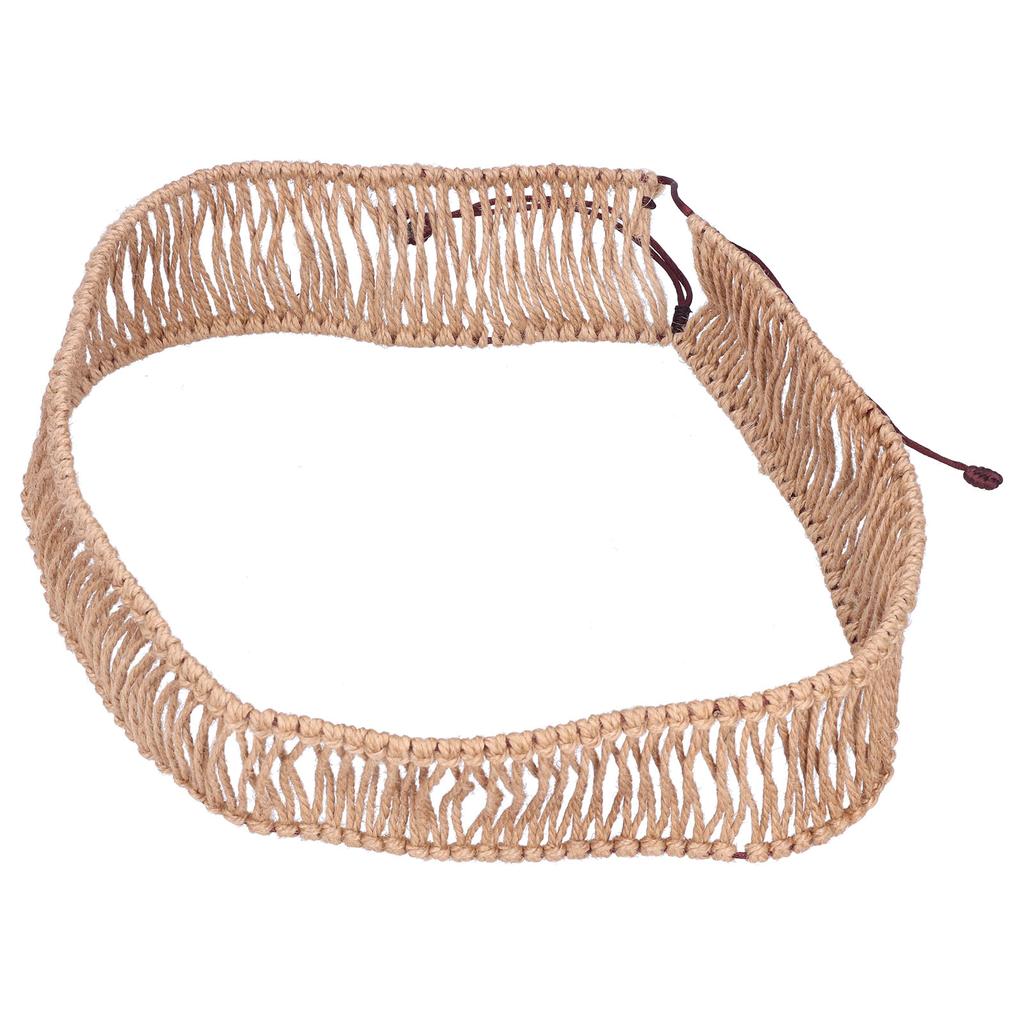 Handpan Decoration Rattan Rope 13 Tone Steel Tongue Drum Decoration Woven Ring Handmade Braided