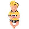 Reborn Säuglingspuppe 18 Zoll Lieblich Lebensecht Neugeborenes Baby Puppe mit Haarband Kinderspielzeug Geschenk