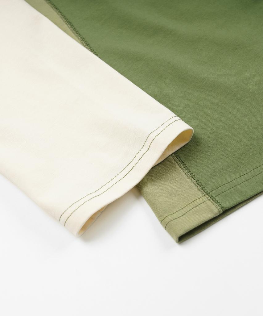 FRIZMWORKS Color Block Raglan Tee _ Olive