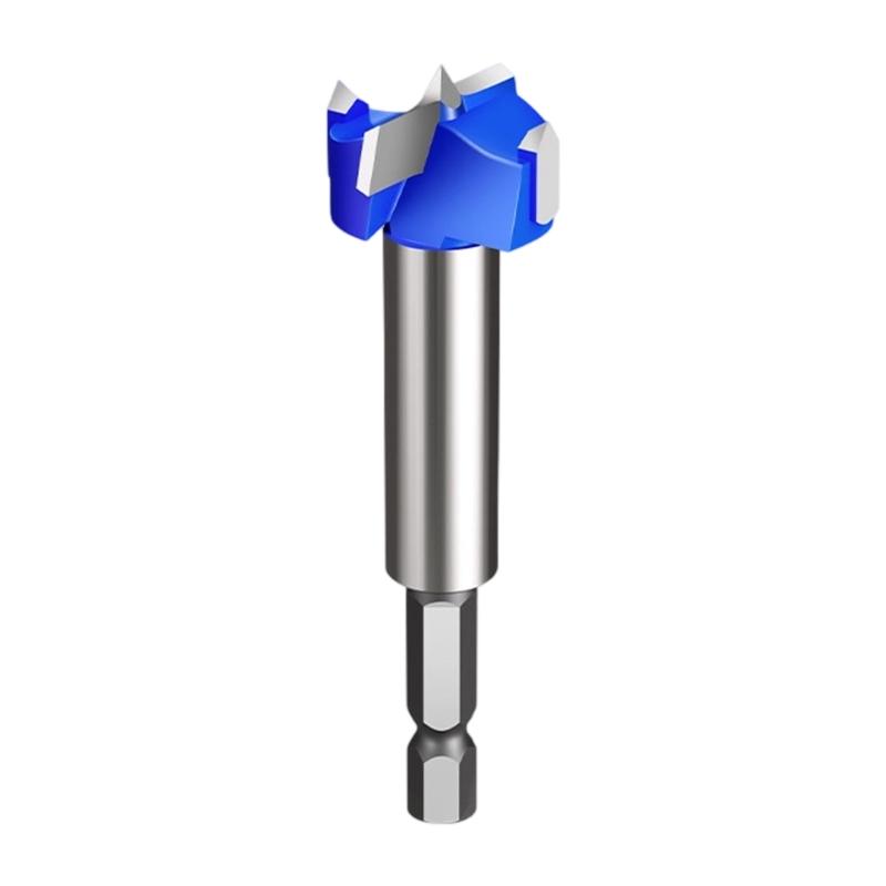 

Professional Triple Tooth Hole Cutter For Hardwood Furniture Making Durable Alloy Blade 40mm Depth Capacity