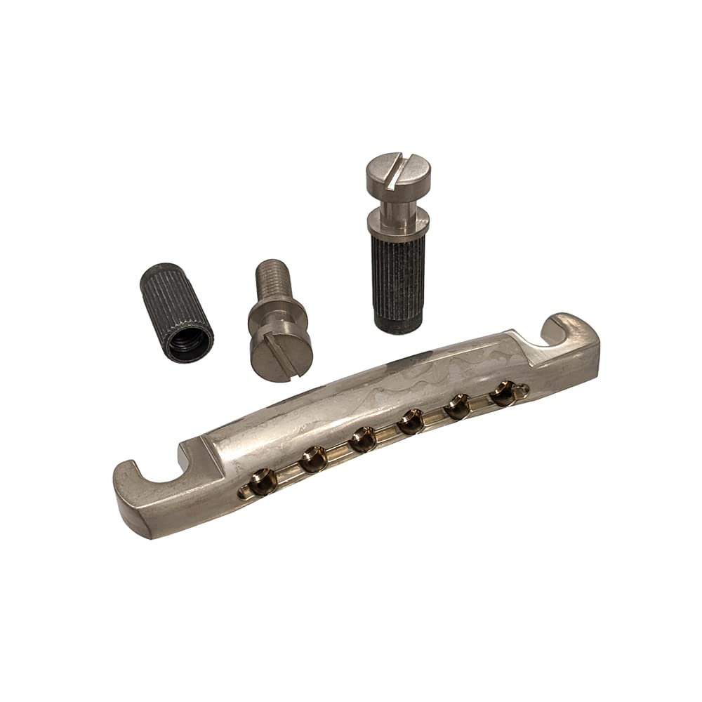 GOTOH GE101A RELIC Aluminum Stop Tailpiece Relic Nickel