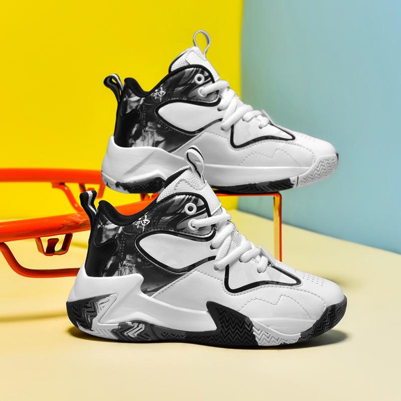 

Детские профессиональные практичные баскетбольные кроссовки мужские 2025 осень и зима ученики начальной школы ученики средней школы баскетбольная команда высокие l 40