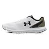 Under Armour Charged Impulse 2 Round Toe Comfortable Fabric Synthetic Leather Low Top Running Shoes Men Sneaker White 3024136-100