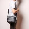 Frosted Leather Men'S Shoulder Bag Women'S Genuine Leather Messenger Bag Large Capacity Cowhide Ipad Small Square Bag