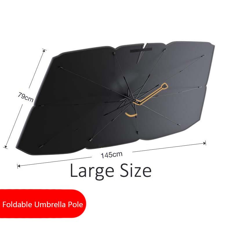 LEIBOO Car Sunshade Umbrella Car Sun Shade Protector Parasol Summer Sun Interior Windshield Protection Auto Shading Accessories
