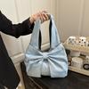 Mädchen Tasche 2026 Frühling Sommer Fashi Neu Denim Schleife Süß Schultertaschen Handtasche All-match Klein Frisch